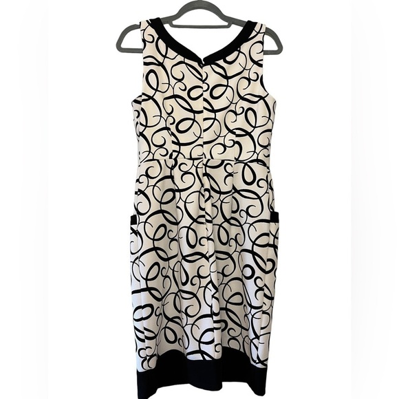 London Times sleeveless dress size 8 - Picture 2 of 8